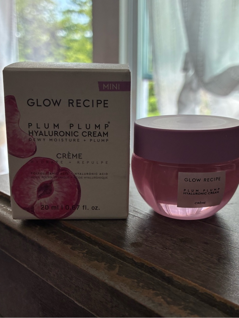 Glow Recipe Plum Plump Hyaluronic Cream Mini 20ml NEW